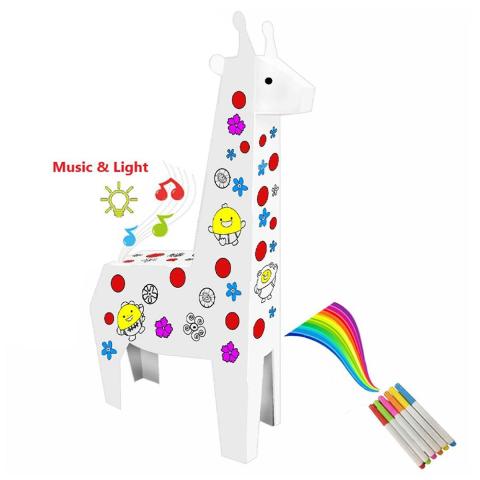 Eazy Kids Eazy Kids - Diy Doodle Coloring Giraffe With Music And Light