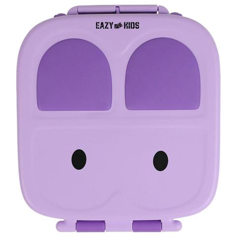 Eazy Kids Eazy Kids - Bento Lunch Box w/ Handle - Purple