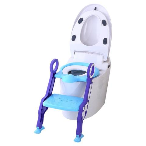 Eazy Kids Eazy Kids Step Stool Foldable Potty Trainer Seat - Blue