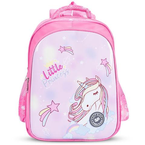Eazy Kids Eazy Kids Princess Unicorn School Bag Pink - 11.8 Inch
