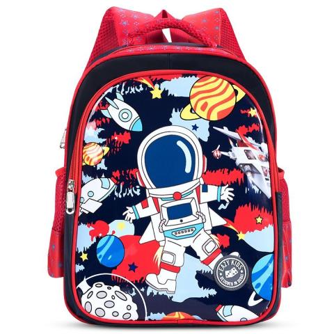 Eazy Kids Eazy Kids - Astronaut School Bag - Red - 11.8 Inch