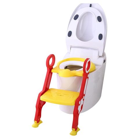 Eazy Kids Eazy Kids Step Stool Foldable Potty Trainer Seat - Yellow