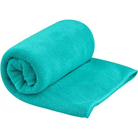 Sea to Summit Tek Towel, Plush Camping and Travel Towel, Small (16 x 32 inches), Baltic Blue
