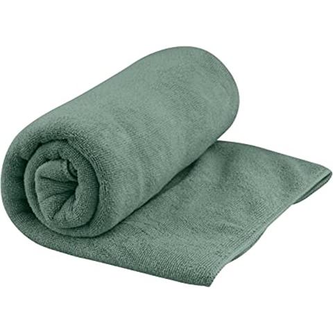Sea to Summit Tek Towel, Plush Camping and Travel Towel, Large (24 x 48 inches), Sage Green
