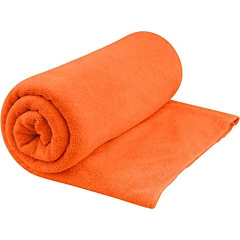 Sea to Summit Tek Towel, Plush Camping and Travel Towel, X-Large (30 x 60 inches), Outback Orange