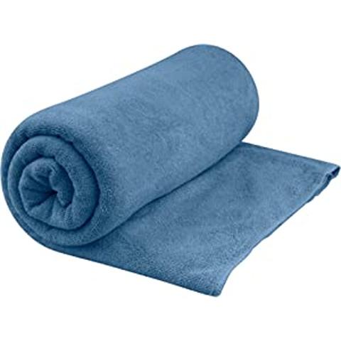 Sea to Summit Tek Towel, Plush Camping and Travel Towel, X-Large (30 x 60 inches), Moonlight Blue