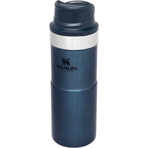 Stanley Trigger Action Travel Mug 0.35L / 12OZ Nightfall &ndash; Leakproof | Tumbler for Coffee, Tea &amp; Water | BPA FREE | Stainless-Steel Travel Cup | Dishwasher Safe