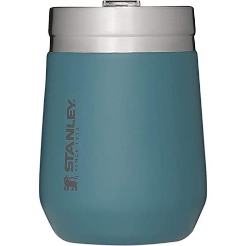 Stanley Go Everyday Tumbler 0.29L / 10 OZ Lagoon - Stainless Steel Tumber for Wine, Cocktails, Coffee, Tea - Keeps Cold/hot for Hours - BPA-Free - Dishwasher Safe