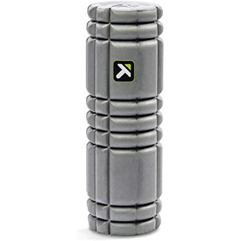 TRIGGERPOINT Grid, Solid Core EVA Foam Roller, Deep Tissue Muscle Massage Portable and Versatile Foam Roller, Grey, 12 Inch/30 cm