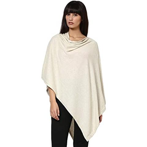 Pluchi Knitted Fashion/Maternity Poncho - Natural Marl, Piece of 1