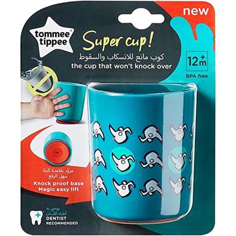 Tommee Tippee No Knock Cup Dog Blue, 190 ml (Pack of 1)