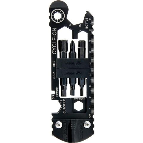 True Utility True Utility Cycle-On - 30-Tools-in-1 Slimmest Tool Kit For Your Bike