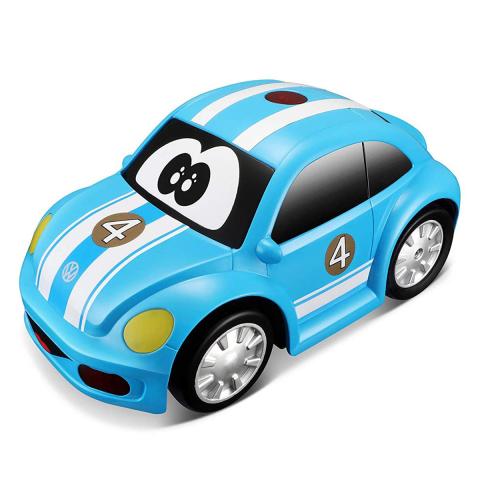 BB JUNIOR Toy Car Volkswagen Easy Play Rc New Beetle : Blue &quot;Racing Deco&quot; - Blue