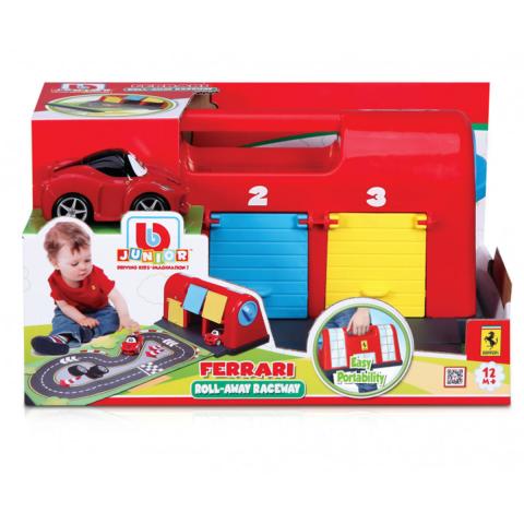 BB JUNIOR Toy Car Roll-Away Raceway - Multi coloured