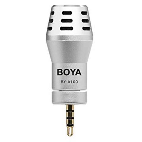 Boya Plug And Play Mic For Iphone, Android Devices, Ipad Three Color: Gloden, Silver, Grey