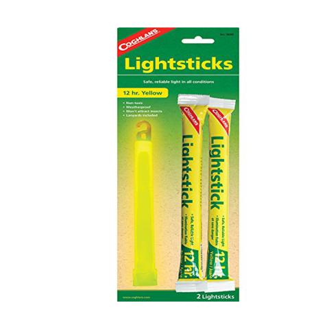 Coghlans Lightsticks - Yellow - Pkg Of 2.