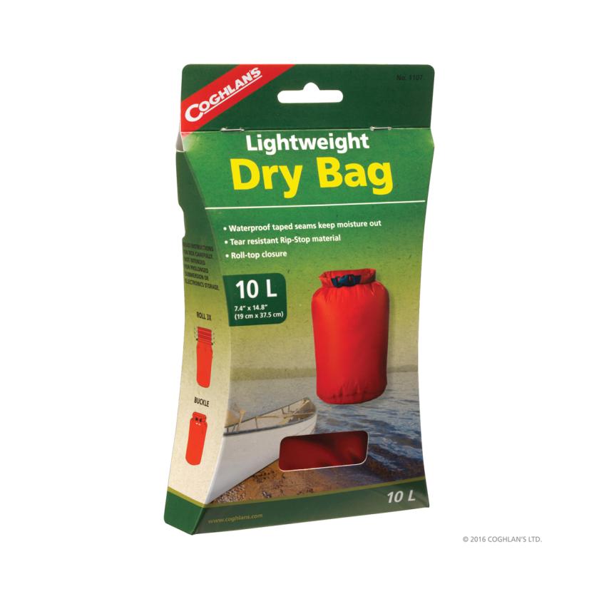 Coghlans 10L Lightweight Dry Bag.