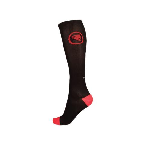 Endura Compression 2-Pack Sock, Small, Black