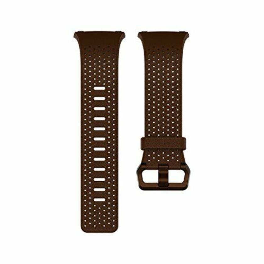 Fitbit Ionic Accessorie Leather Band Perforated Cognac Small