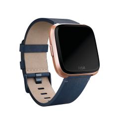 Fitbit Versa Accessorie Band Leather Midnight Blue Small