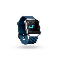 Fitbit EMEA Blaze Blue Silver Smart Watch Large
