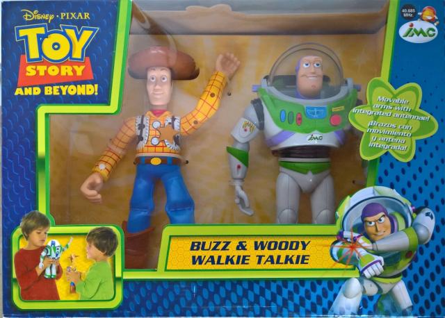IMC Toys Toy Story - Buzz &amp; Woody Walkie Talkie Figures 25Cm