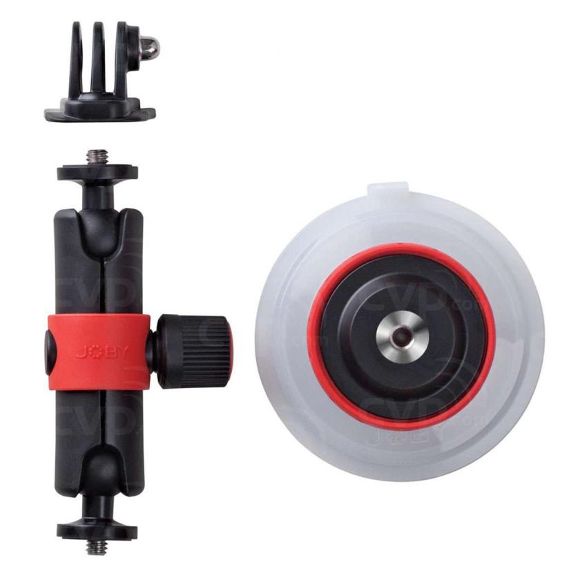 Joby Suction Cup &amp; Locking Arm (Black/Red)