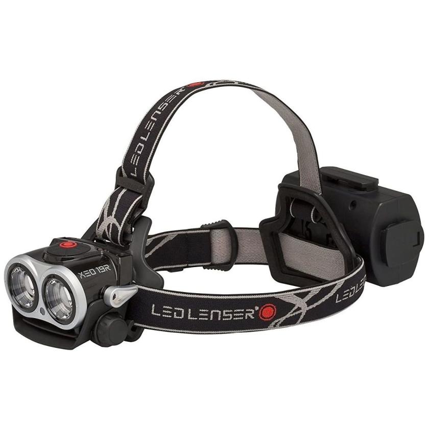 Ledlenser XEO19R Black in Soft Case, 2x C-LED and 4x18650 batteries