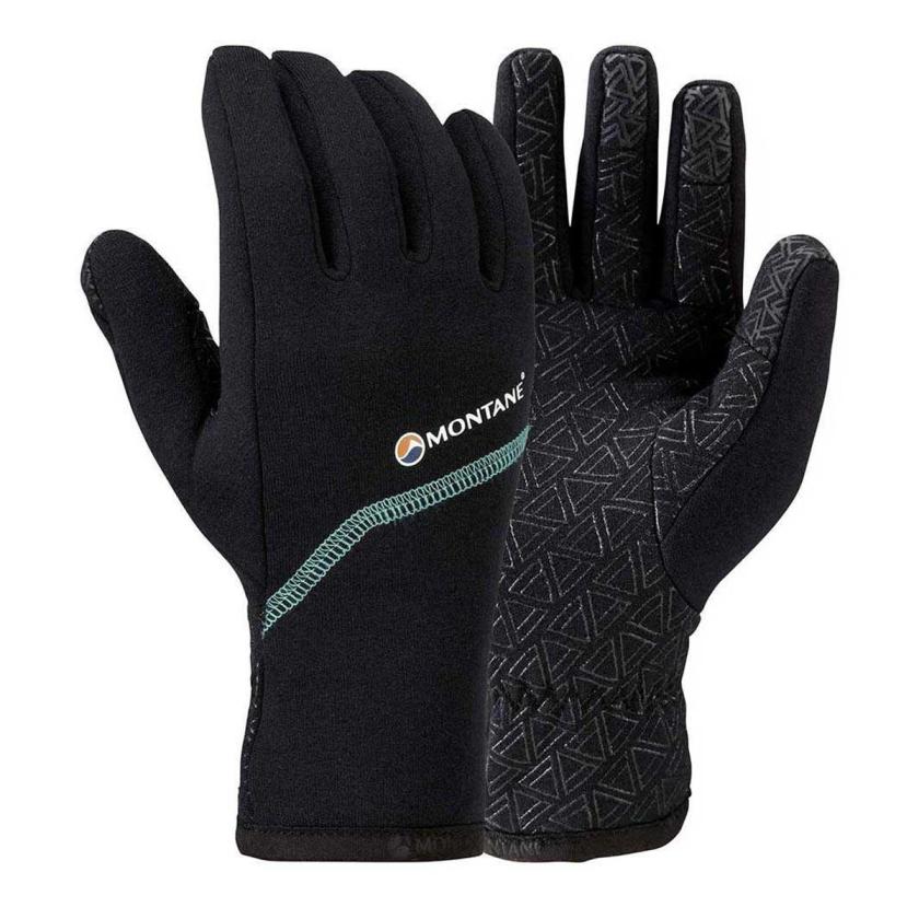 Montane FEM Powerstretch Pro Grippy Glove, Small, Black