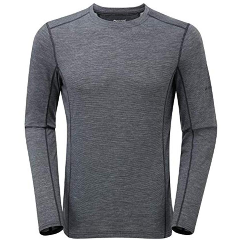 Montane Primino 140 Long Sleeve T-Shirt-Men-Large-Black