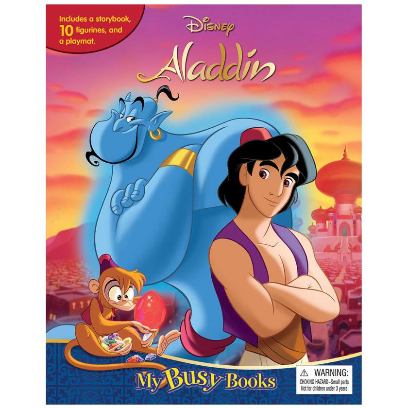 Phidal Disney Aladdin My Busy Books - Multi color