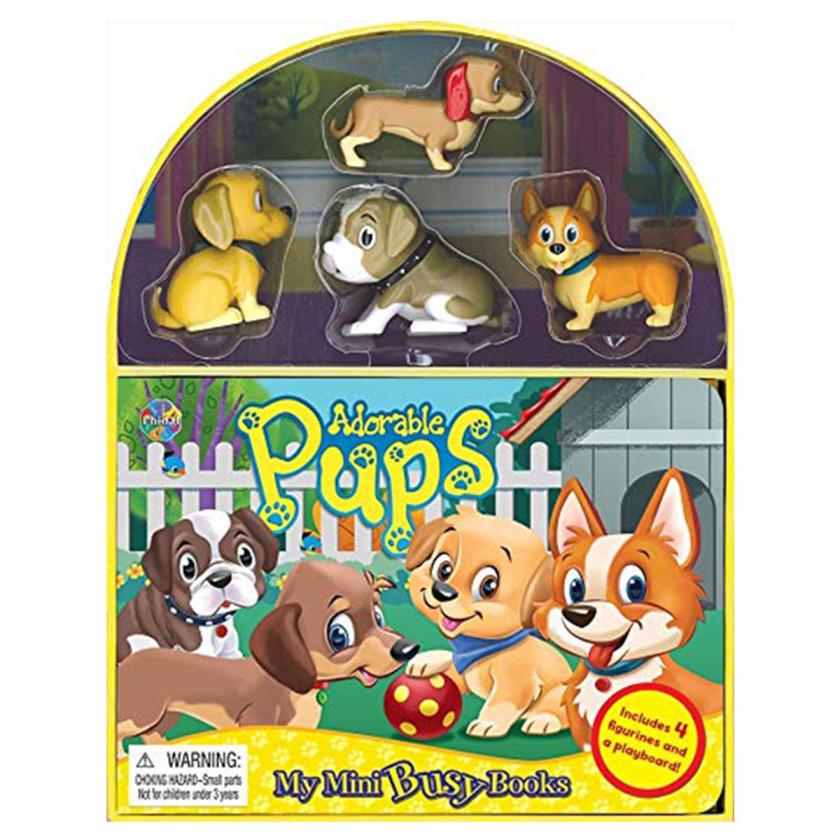 Phidal Puppies Mini Busy Books - Multi Color