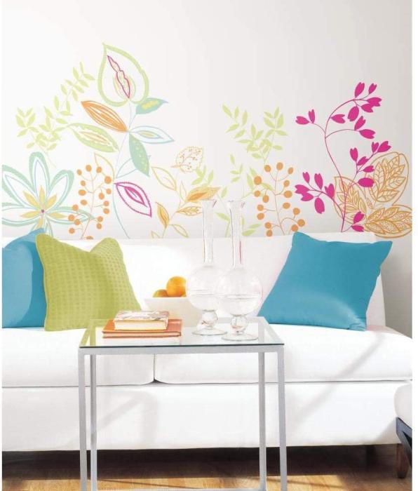Roommates Riviera Peel &amp; Stick Giant Wall Decal
