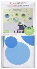 Roommates Wallpockets -Blue Peel &amp; Stick Wall Decals
