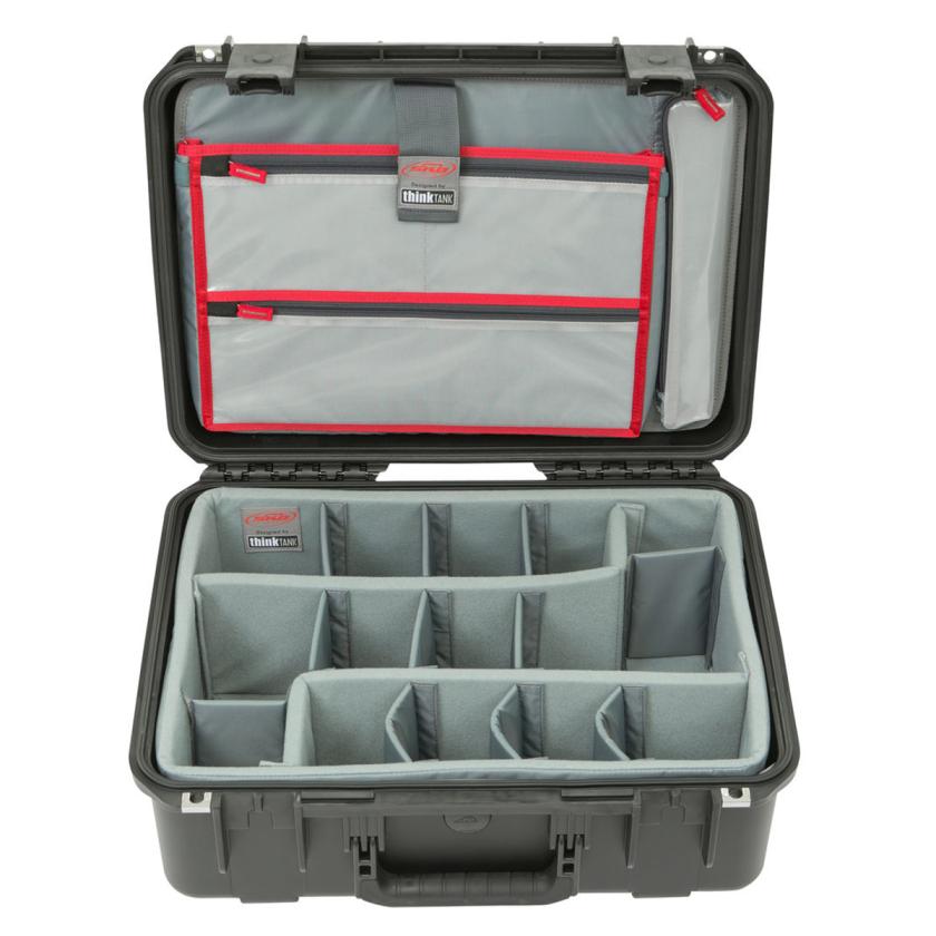 SKB iSeries 1813-7 Case with Think Tank Photo Dividers &amp; Lid Organizer (Black)
