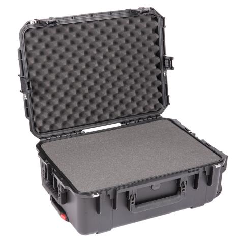 SKB Waterproof Utility Case with Wheels and Cubed Foam (Black) 22&quot; x 15&quot; x 8&quot;