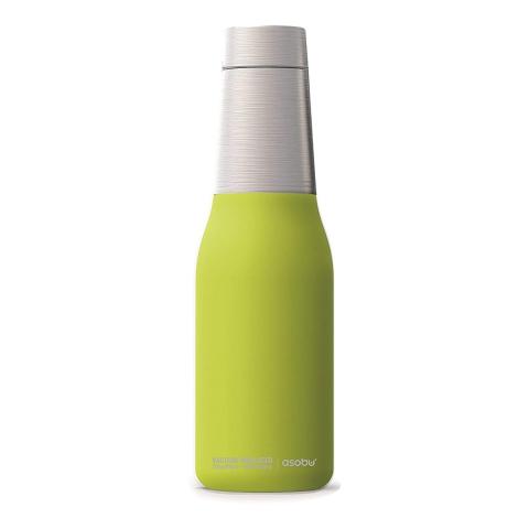 Asobu ASOBU Oasis Vacuum Insulated Double Walled Water Bottle Lime 600 ml