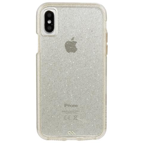 Case-Mate CASE-MATE iPhone XS/X Sheer Glam Case Champagne