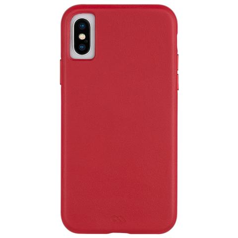 Case-Mate CASE-MATE Barely There Leather For iPhone XS/X - Cardinal