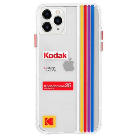 Case-Mate CASE-MATE Kodak Case for iPhone 11 Pro - Striped Kodachrome Super 8