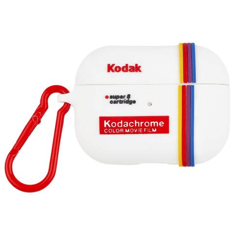 Case-Mate CASE-MATE Kodak AirPod Pro Case - White with Kodachrome Stripes
