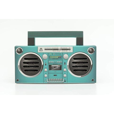 GPO GPO Bronx Boombox Bluetooth Portable Speaker Aqua