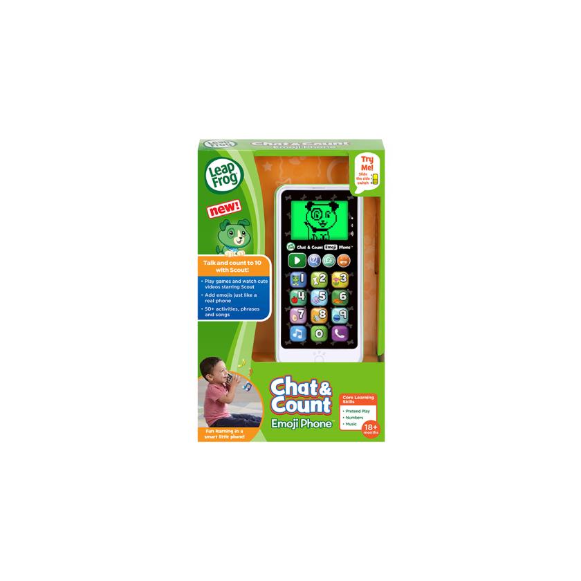 LeapFrog Chat and Count Emoji Phone, White