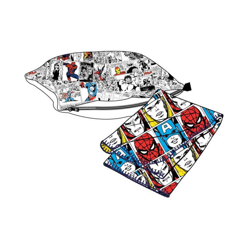 Marvel Travel Throw Convertible With Pillow - Trha4449