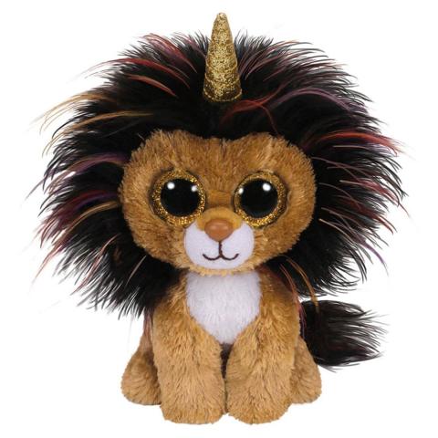 TY Beanie Boos Lion Ramsey Regular 6.5&amp;quot - Brown