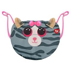 TY Beanie Boo Face Mask Cat Kiki - Grey