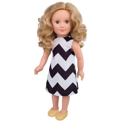Toypro Hayati Girl - Doll Sandy In Weavy Dress - 18&amp;quot;
