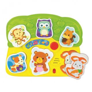 Winfun Baby Toy Lights N Sounds Animal Puzzle