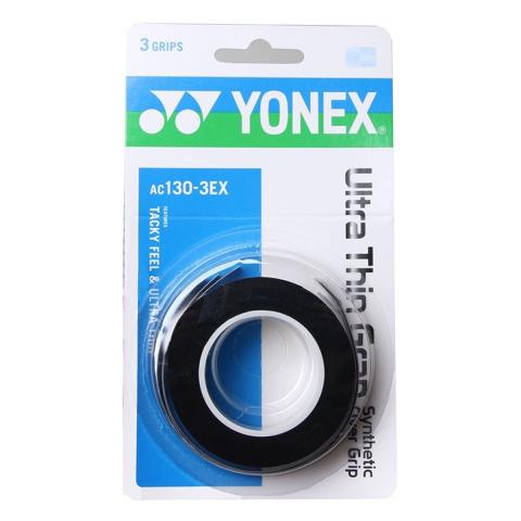 Yonex Ac130-3Ex Ultra Thin Grap - Black