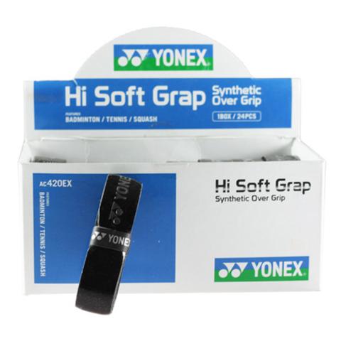 Yonex Ac 420Ex Hi Soft Grip Black ( 24 Pc/Box)